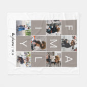 Collage des Fotos Fleecedecke (Vorderseite (Horizontal))