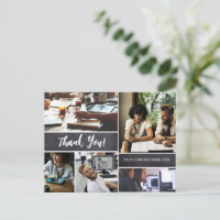 Collage des Fotos für Mitarbeiter von Unternehmen