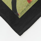 Collage des FußballFotos Fleecedecke (Ecke)