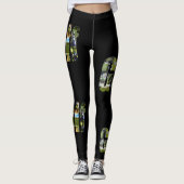 Collage des Golf Picture Leggings (Vorderseite)