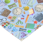 Collage des Schulbedarfs Kurzer Tischläufer (Ecke)