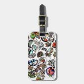 Collage Drawing Gepäckanhänger (Vorderseite vertikal)