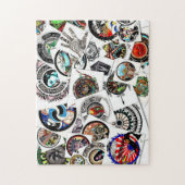 Collage Drawing Puzzle (Vertikal)