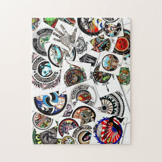 Collage Drawing Puzzle (Vertikal)