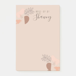 Collage Earth Tone Makeup Artist Salon Beauty Post-it Klebezettel