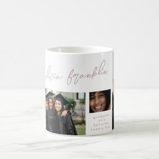 Collage Editable Multi Foto Grad 2023 School Kaffeetasse (Mittel)