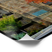 Collage - Erste Pfarrkirche in Plymouth, MA Poster (Ecke)