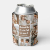 Collage Family Foto | Dankbar, gesegnet Dosenkühler (Kanne Vorderseite)