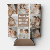 Collage Family Foto | Dankbar, gesegnet Dosenkühler (Vorderseite)