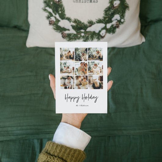 Collage Family Foto | Frohe Weihnachtsfeiertage