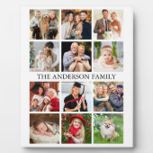 Collage Family Fotos Fotoplatte (Vorderseite)