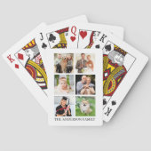 Collage Family Fotos Spielkarten (Rückseite)