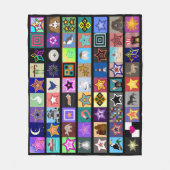 Collage Fleece Blanket (Vorderseite)