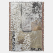 Collage Fleur II Decke (Vorderseite Vertikal)