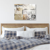 Collage Fleur II Leinwanddruck (Insitu (Schlafzimmer))
