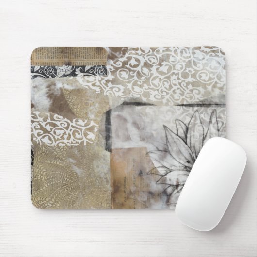 Collage Fleur II Mousepad (Mit Mouse)