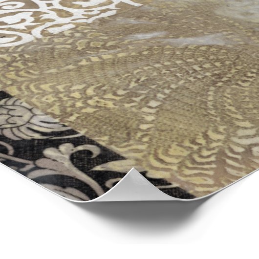 Collage Fleur II Poster (Ecke)