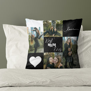 Collage Foto Beste Mum pro Kopf Kissen
