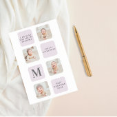 Collage Foto & Beste Oma je Bestes Lila Geschenk Post-it Klebezettel