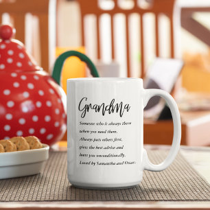 Collage Foto & Beste Oma je Bestes Schönheitsgesch Kaffeetasse