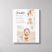 Collage Foto & Beste Oma je Bestes Schönheitsgesch Leinwanddruck (Vorderseite)