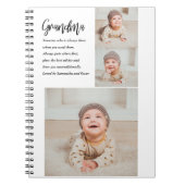 Collage Foto & Beste Oma je Bestes Schönheitsgesch Notizblock (Vorderseite)