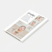 Collage Foto & Beste Oma je Bestes Schönheitsgesch Post-it Klebezettel (angewinkelt)