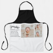 Collage Foto & Beste Oma je Bestes Schönheitsgesch Schürze (Vorderseite)