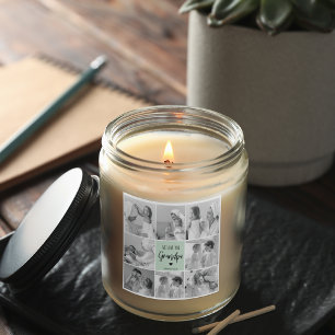 Collage Foto Beste Opa je Pastete Minze Geschenk Quadratischer Aufkleber