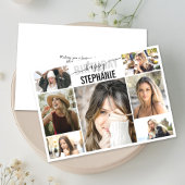 Collage | Foto Custom Birthday Grußkarte