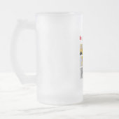 Collage Foto | Farbenfrohe Feiertage Mattglas Bierglas (Links)