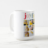 Collage Foto | Farbenfrohe Weihnachtsgeschenke Kaffeetasse (Vorderseite Links)