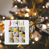 Collage Foto | Farbenfrohe Weihnachtsgeschenke Keramikornament