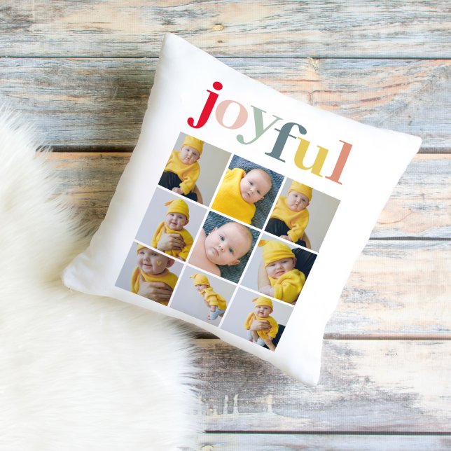 Collage Foto | Farbenfrohe Weihnachtsgeschenke Kissen (Von Creator hochgeladen)