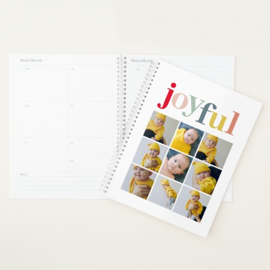 Collage Foto | Farbenfrohe Weihnachtsgeschenke Planer (Anzeige)