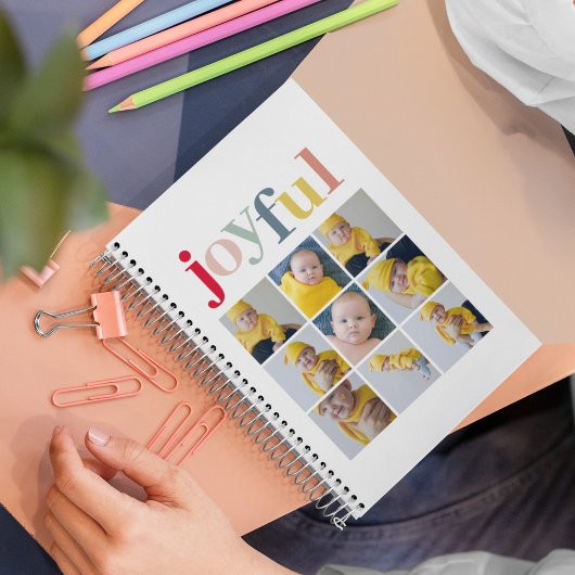 Collage Foto | Farbenfrohe Weihnachtsgeschenke Planer