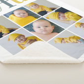 Collage Foto | Farbenfrohe Weihnachtsgeschenke Sherpadecke (3/4)