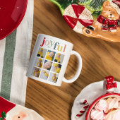 Collage Foto | Farbenfrohe Weihnachtsgeschenke Tasse