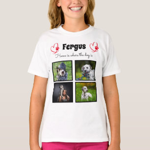 Collage - Foto für Hunde - Mädchengedächtnis T-Shirt