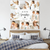 Collage Foto Grau Wir Liebe Sie Oma Bestes Geschen Leinwanddruck (Insitu (Schlafzimmer))