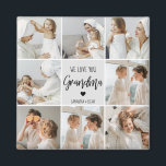 Collage Foto Grau Wir Liebe Sie Oma Bestes Geschen Magnet<br><div class="desc">"Collage Foto Gray We Liebe You Oma Best Gift" ist wahrscheinlich eine Beschreibung für ein Foto Rahmen oder Display, die eine Collage von Fotos in Grautönen mit den Worten "Wir Liebe Sie Oma" sichtbar angezeigt zeigt. Dies würde eine wohlüberlegte und sentimentale Gabe für eine Großmutter auf einem besondere Anlass, wie...</div>