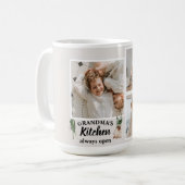 Collage Foto & Großküche ist immer geöffnet Kaffeetasse (Vorderseite Links)