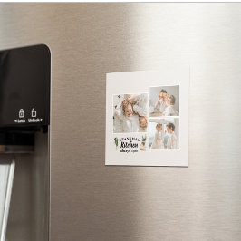 Collage Foto & Großküche ist immer geöffnet Magnet
