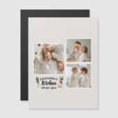 Collage Foto & Großküche ist immer geöffnet Magnetkarte (Vorne/Hinten)