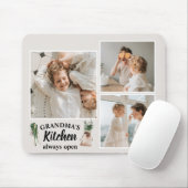 Collage Foto & Großküche ist immer geöffnet Mousepad (Mit Mouse)