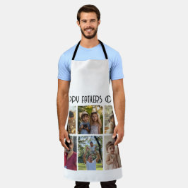 Collage Foto Happy Väter Tag Schürze