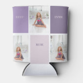 Collage Foto Lila Beste Mama je Geschenk Dosenkühler (Vorderseite)