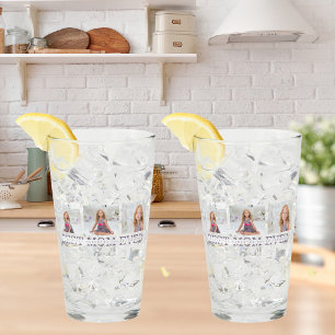 Collage Foto Lila Beste Mama je Geschenk Glas