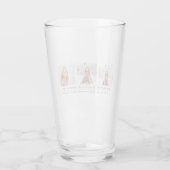 Collage Foto Lila Beste Mama je Geschenk Glas (Rückseite)