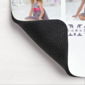 Collage Foto Lila Beste Mama je Geschenk Mousepad (Ecke)